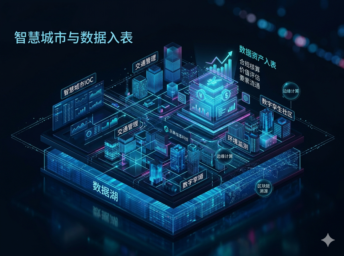 智慧城市与数据入表图示