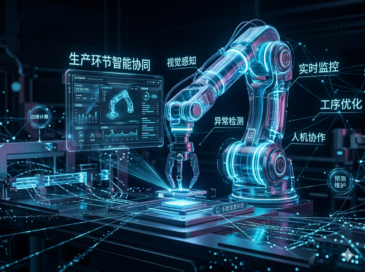 生产环节智能协同图示